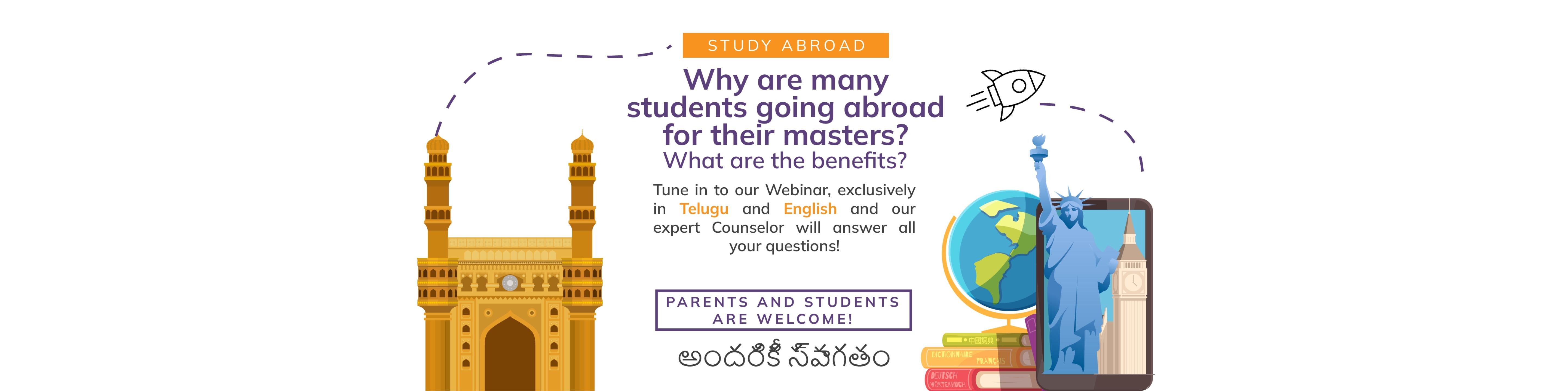 MS Abroad: How can it benefit you? (In Telugu & English)